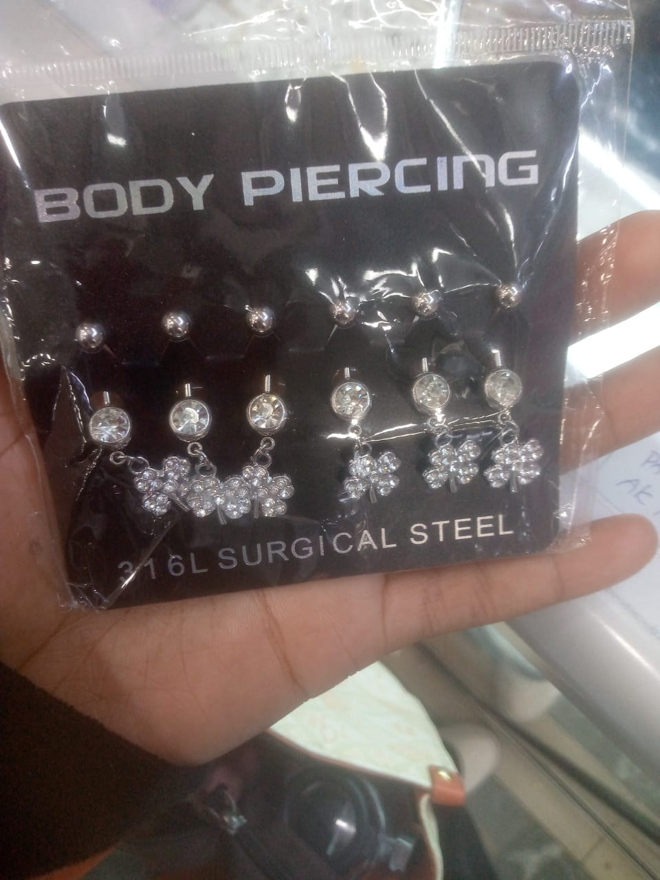 Fashion High Quality Surgical Steel Navel Piercing Belly Button Rings Belly Piercing Body Jewelry Gift