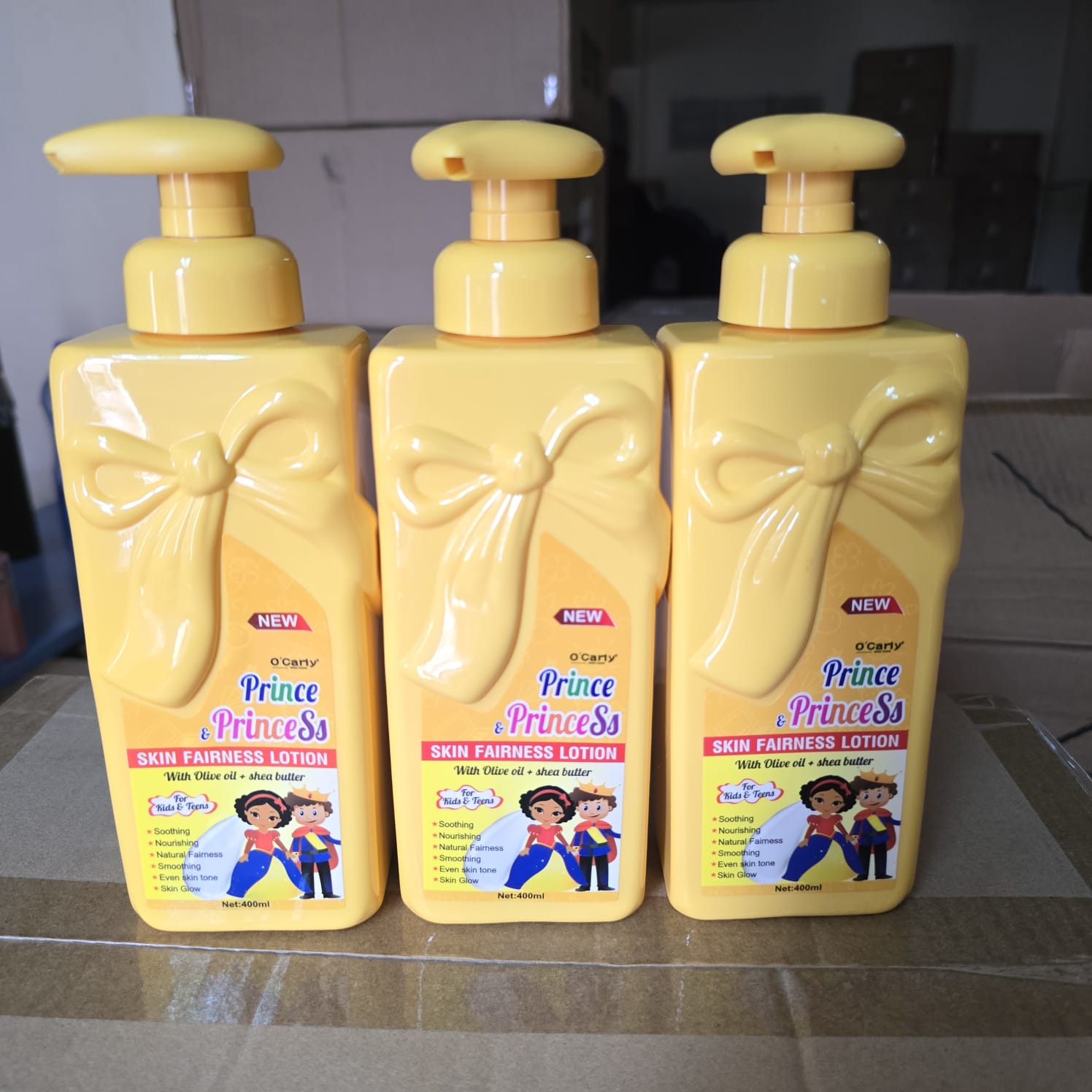 400ml  o  carly Prince& Princess Skin Glow Lotion / kids and children lotion