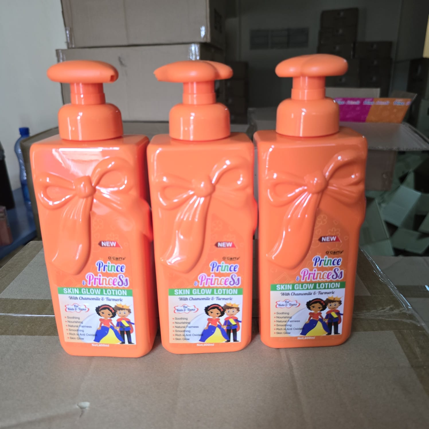 400ml  o  carly Prince& Princess Skin Glow Lotion / kids and children lotion