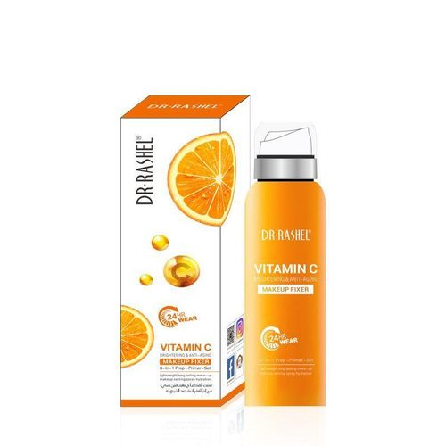 DR RASHEL Vitamin C Makeup Fixer spray 3 IN 1 prep, primer, set