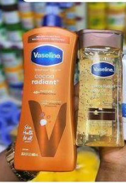 (OFFER )  Vaseline Cocoa Radiant Body Lotion + Cocoa Radiant Body Oil 200ml