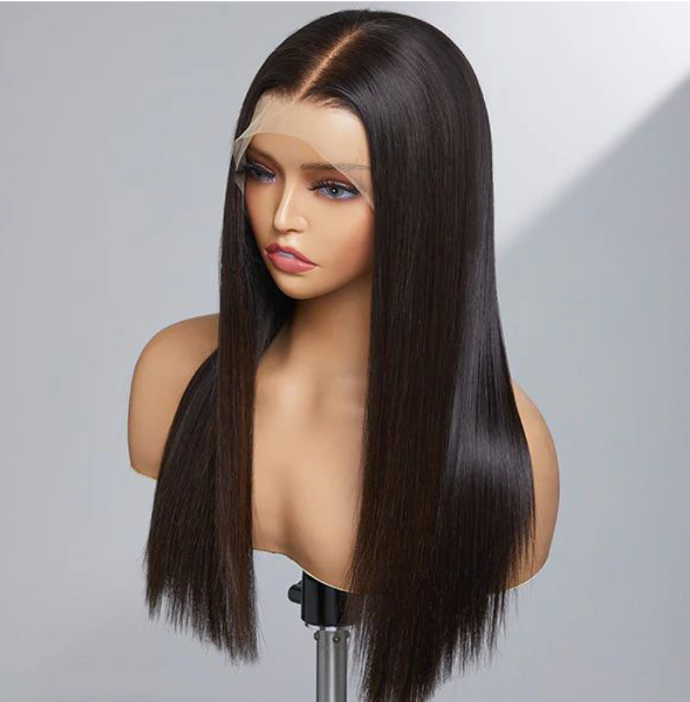 Synthetic wig 32” Long straight hair lace frontal wig
