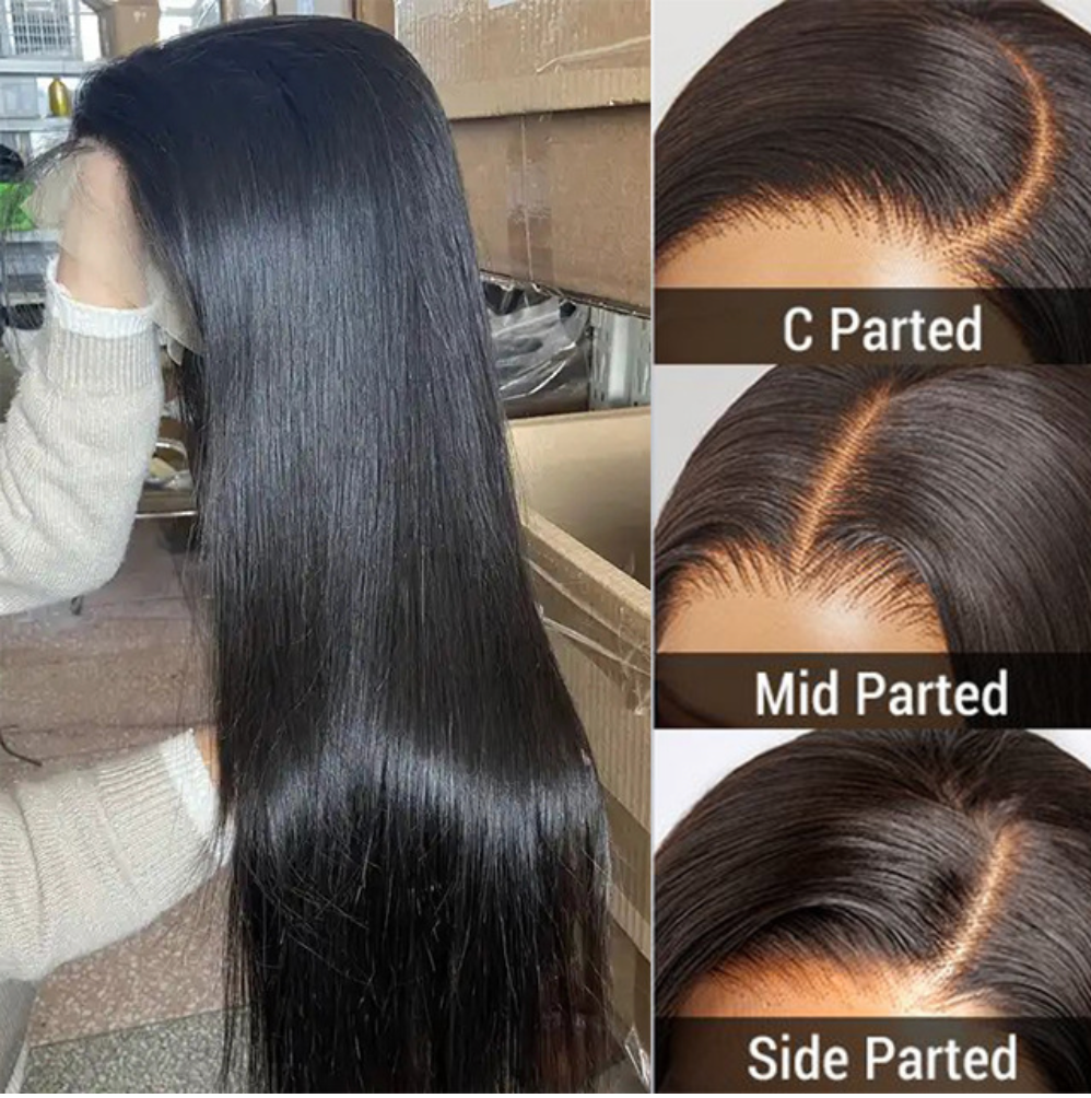 Synthetic wig 32” Long straight hair lace frontal wig