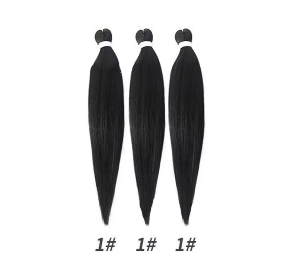 Africa braid hair 3X pre-stretched braiding hair synthetic braid hair extension