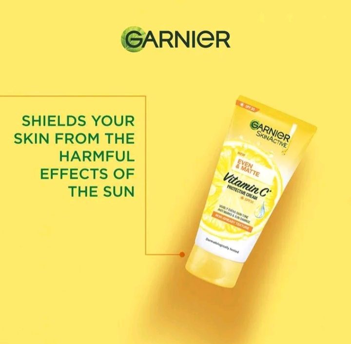 Garnier Even & Matte Vitamin C Sunscreen SPF30 50ml