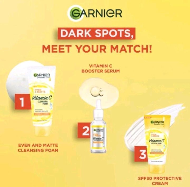 Garnier Even & Matte Vitamin C Sunscreen SPF30 50ml