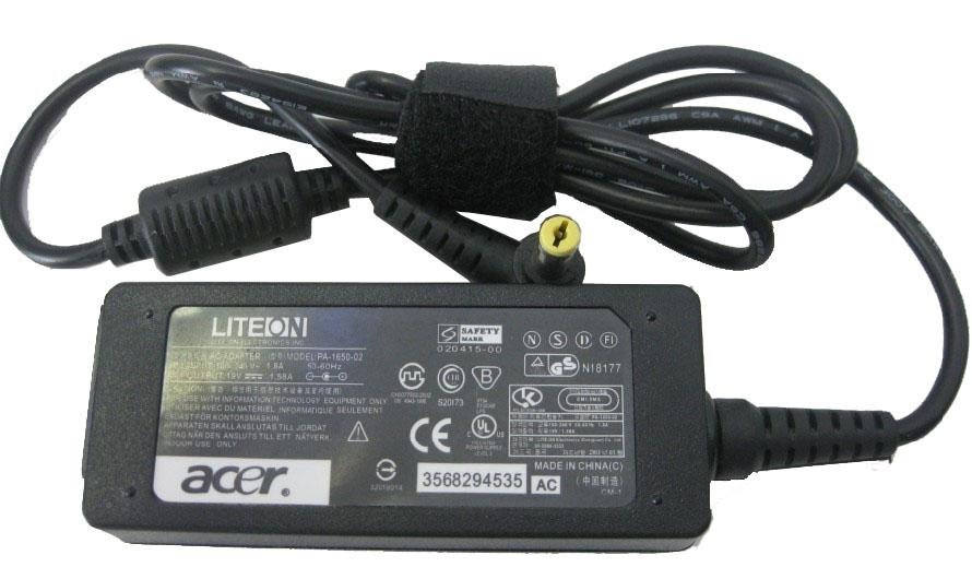 Acer Laptop Charger – 19V 3.42A 65W AC Adapter with Yellow Barrel Pin – OEM-Compatible Power Supply with Safety Features – Durable & Portable Replacement for Acer Notebooks