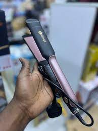 Nunix Professional Flat Iron Hair Straightener – Ceramic Plates, Adjustable Temperature, Dual Voltage Travel-Friendly – Sleek Design for Smooth, Frizz-Free Styling