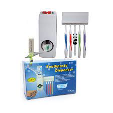 Automatic Toothpaste Dispenser – Hands-Free Wall Mount Squeezer for Bathroom Use – Hygienic, Convenient, and Mess-Free