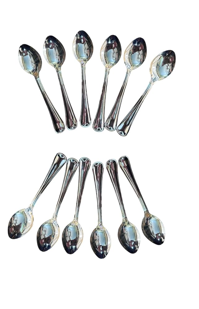 12-Piece Stainless Steel Dinner Spoon Set – Durable, Rust-Resistant Cutlery for Home, Restaurants, or Events – Elegant Mirror Finish