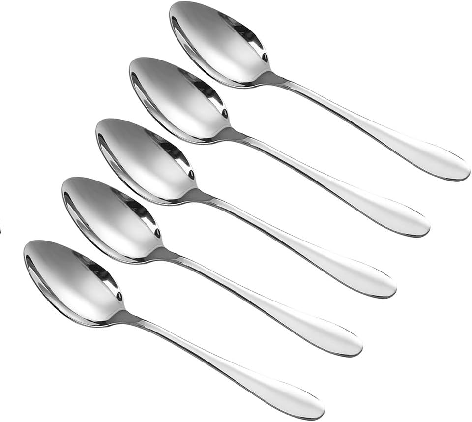 12-Piece Stainless Steel Dinner Spoon Set – Durable, Rust-Resistant Cutlery for Home, Restaurants, or Events – Elegant Mirror Finish