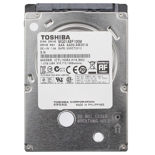 1TB Internal Laptop Hard Disk – 2.5" SATA HDD – High-Capacity, Fast & Durable Storage Upgrade – Compatible with Most Laptops and External Enclosures