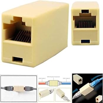 RJ45 Connectors, Network Couplers & Cat 6 Cable Ends – Ethernet LAN Accessories for Data & Internet Wiring – Durable, Fast & Secure Connectivity