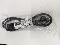 Desktop Power Cable – Standard AC Power Cord for Desktop Computers, Monitors and Printers, Durable Copper Core Cable, Secure Connection, Reliable Power Supply for Home and Office Use