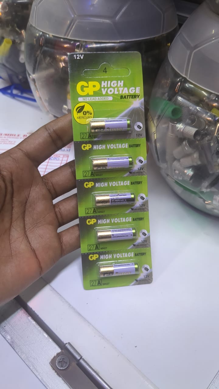 GP 12V High Voltage Batteries (27A / MN27) – Long-Lasting Power for Remotes, Car Alarms, Doorbells & Gadgets – 5 Pack