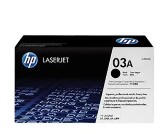 HP 03A (C3903A) Original LaserJet Toner Cartridge – Black