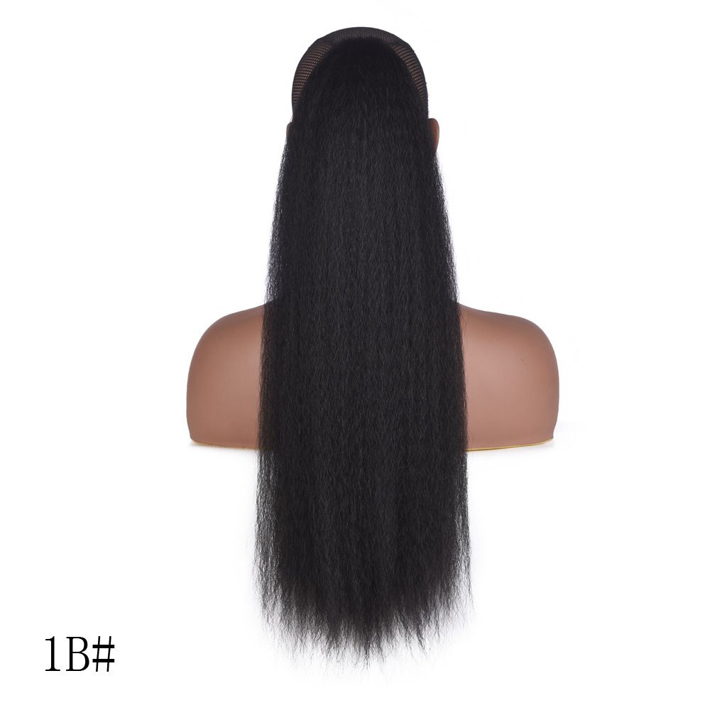 Natural Long Curly Ponytail Wig: Fluffy & Lively, Instant Beauty
