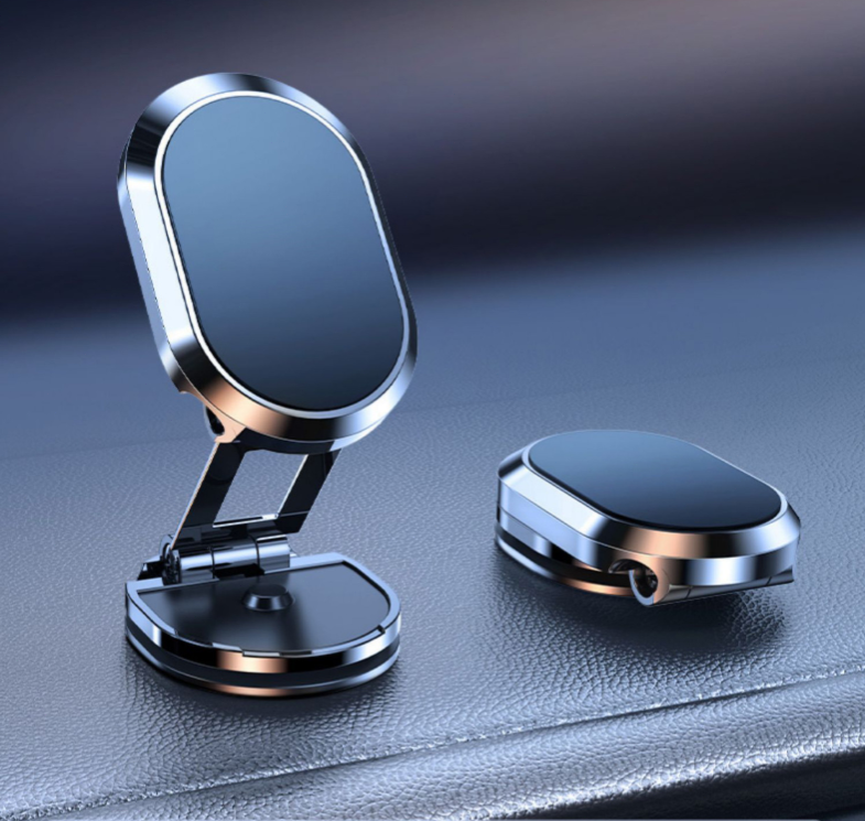 Car navigation folding magnetic mobile phone holder instrument panel floating car bracket multifunctional universal mobile phone holder