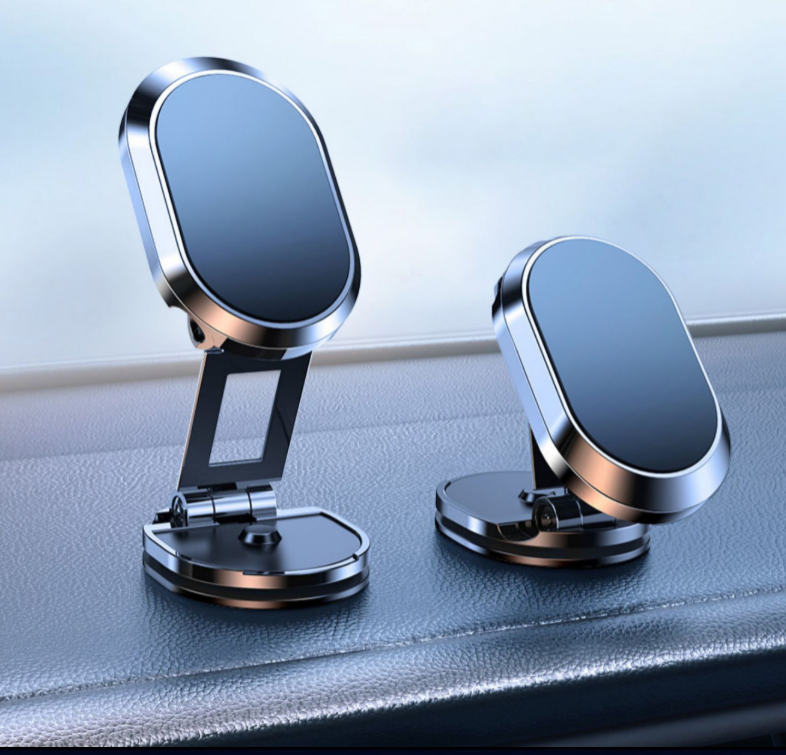 Car navigation folding magnetic mobile phone holder instrument panel floating car bracket multifunctional universal mobile phone holder