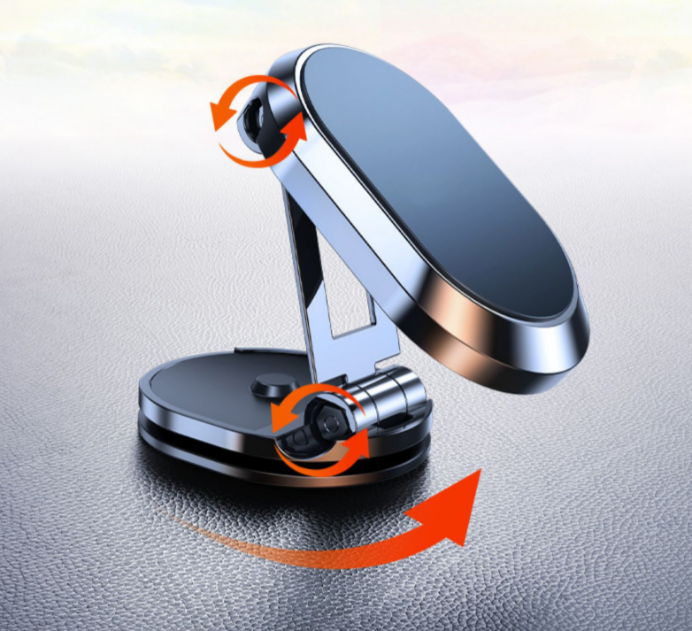 Car navigation folding magnetic mobile phone holder instrument panel floating car bracket multifunctional universal mobile phone holder