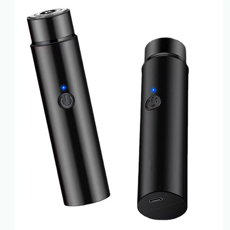 Men's mini electric shaver travel portable rechargeable razor compact and silent full body washing beard knife