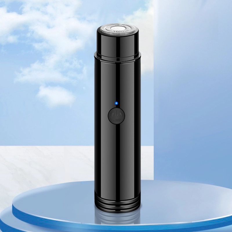 Men's mini electric shaver travel portable rechargeable razor compact and silent full body washing beard knife