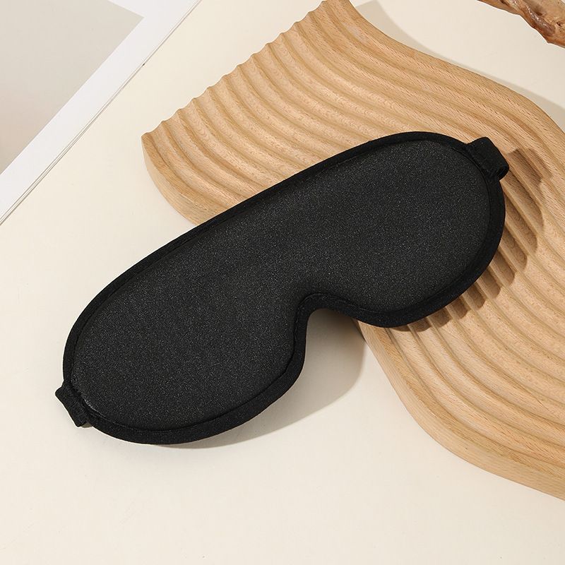 Ice silk sleeping eye mask, shading, breathable, relieving eye fatigue, adjustable elastic, unisex sleep aid eye mask