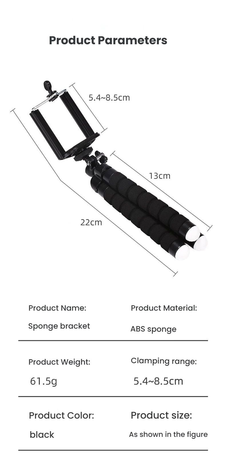 Multifunctional desktop mobile phone holder tripod foldable portable live broadcast drama holder multi-angle adjustment non-slip mobile phone holder