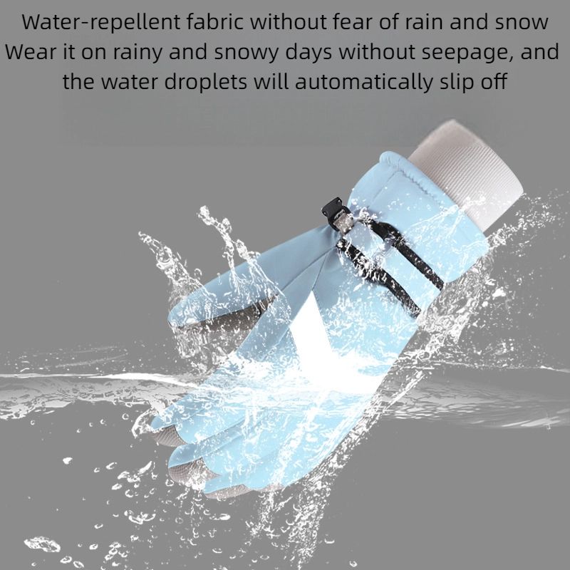 Special gloves for outdoor cycling in winter, velvet-feeling, warm and cold-proof inside, windproof, wear-resistant, non-slip touch screen models for cycling