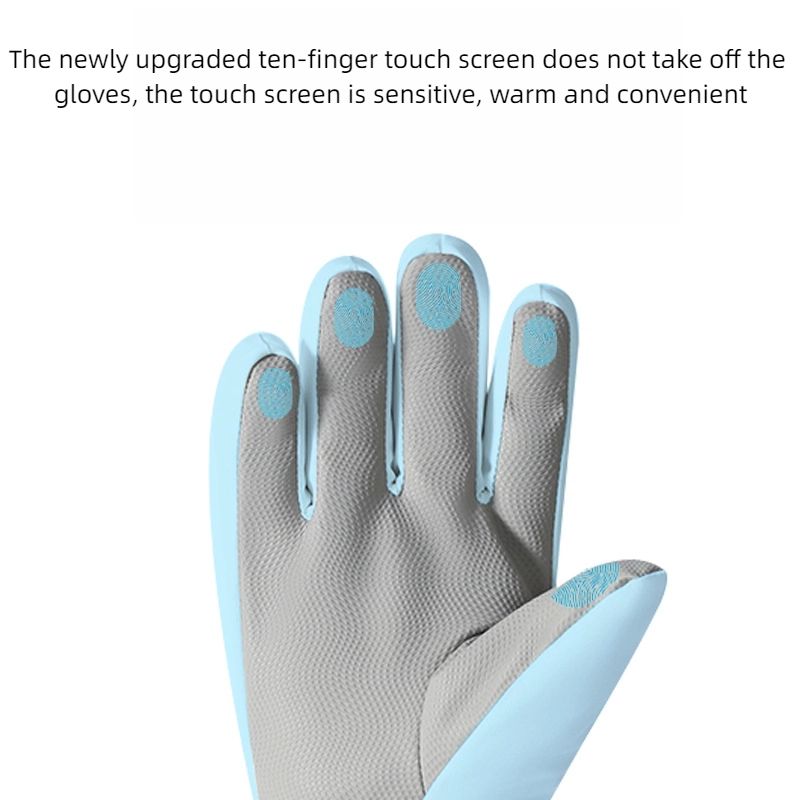 Special gloves for outdoor cycling in winter, velvet-feeling, warm and cold-proof inside, windproof, wear-resistant, non-slip touch screen models for cycling