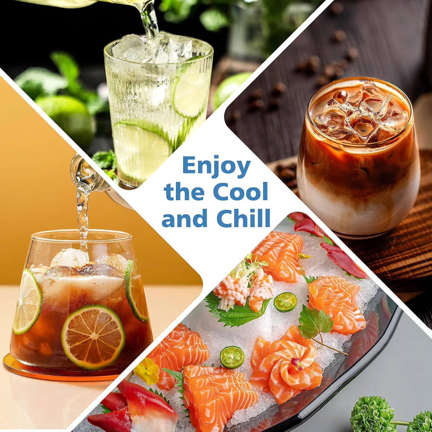 Ice Cube Trays for Freezer, Ice Cube Tray with Lid, Silicone Ice Cube Mold with Lid-37 Grid,Easy-Release Reusable Small Ice Cube for Iced Coffee Cocktail Whisky Chocolate Soup Food
