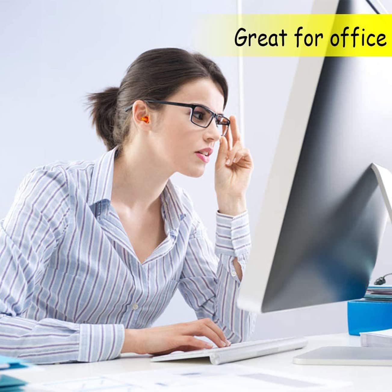 EarPlugs for Sleeping,5 Pairs Noise Canceling Soft Reusable Silicone Earplugs Waterproof Noise Reduction Earplugs for Concert,Swimming,Study,Loud Noise,Snoring