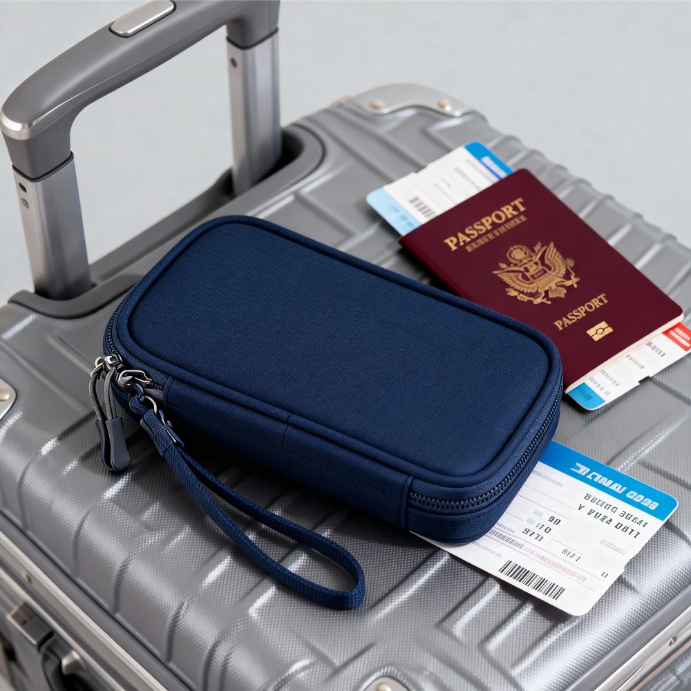 Electronic Organizer, Travel Cable Organizer Bag Pouch Electronic Accessories Carry Case Portable Waterproof Double Layers All-in-One Storage Bag for Cable, Cord, Charger, Phone