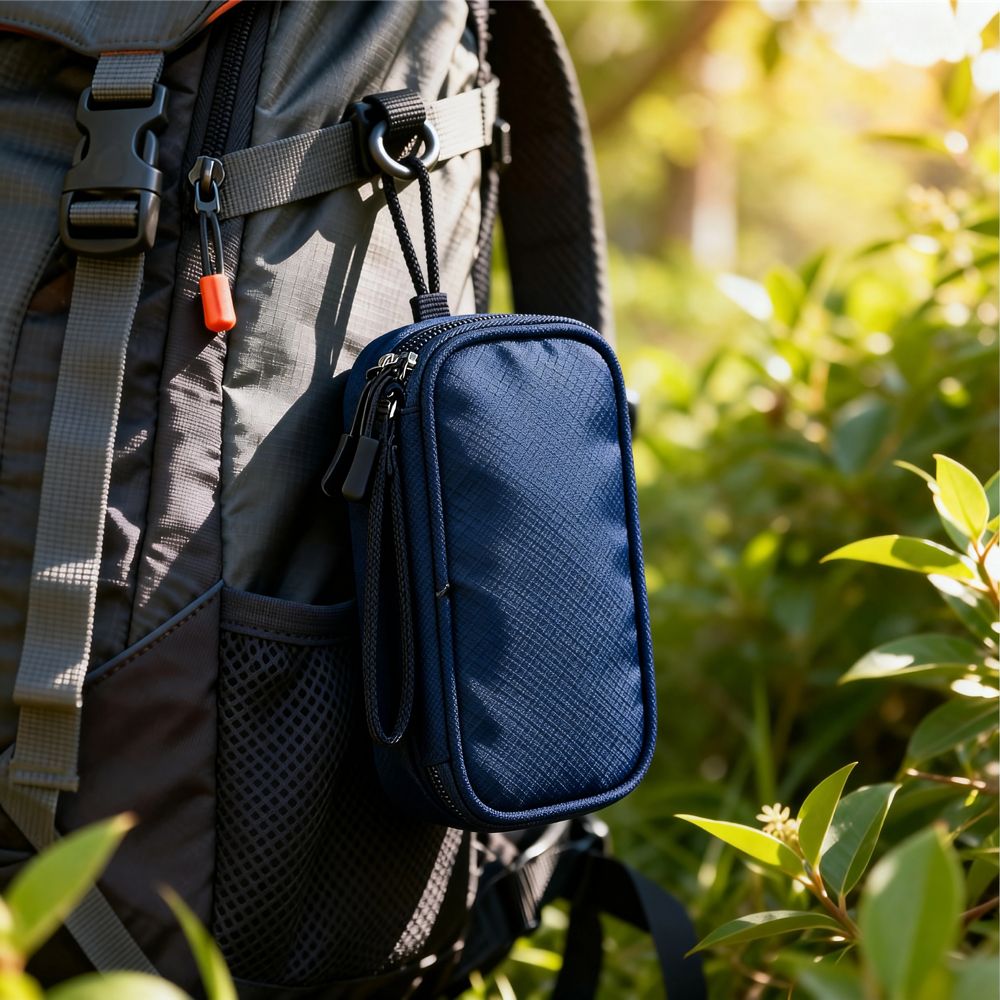 Electronic Organizer, Travel Cable Organizer Bag Pouch Electronic Accessories Carry Case Portable Waterproof Double Layers All-in-One Storage Bag for Cable, Cord, Charger, Phone