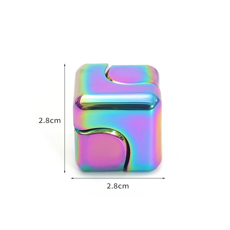 Fidget Spinner Toys Cube Adults Metal Fidgets Cool Stuff Desk Gadgets Office Toy for Teen Boy Small Anxiety Figette Sensory Toy ADHD Tool Fingears Figet Stress Gifts Easter Basket Stuffers Teen Boys