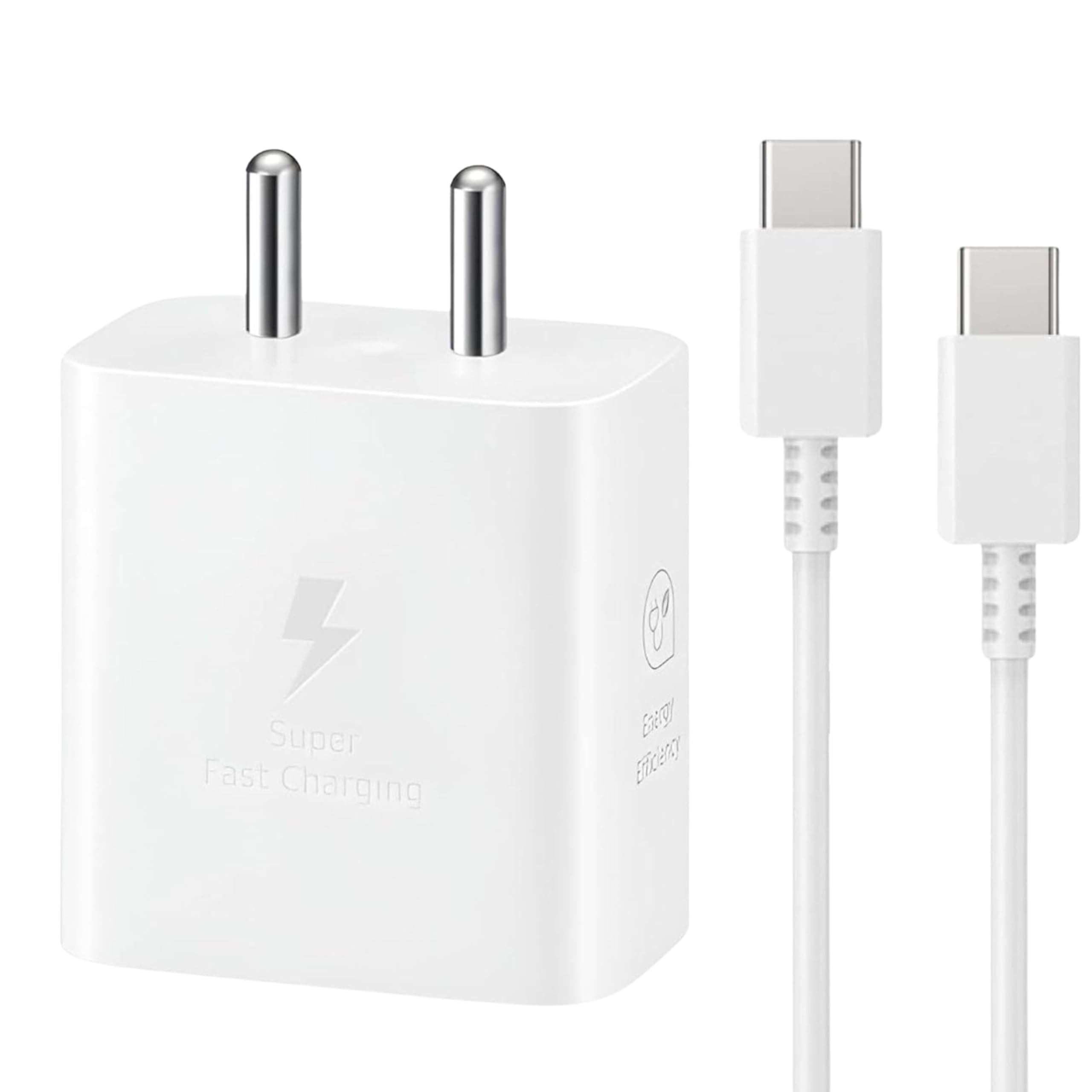 Samsung 25W Super Fast Charger USB-C Power Adapter Type-C Fast Charging Wall Charger for Galaxy S24 S23 S22 S21 A Series with PD 3.0 Compact Travel Adapter