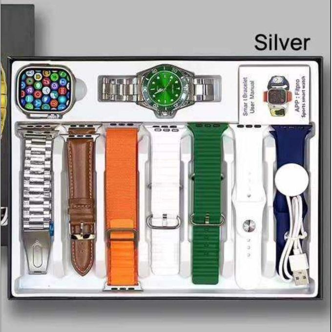 D14-GS Smartwatch Set Bluetooth Fitness Tracker with Earbuds Sports Band Heart Rate Monitor Step Counter Waterproof Smart Watch Gift Set