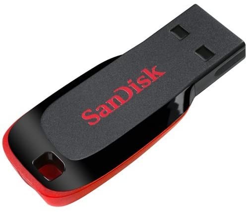 SanDisk Cruzer Blade USB 2.0 Flash Drive 32GB/16GB/64GB Portable Flash Disk High-Speed Data Storage Memory Stick