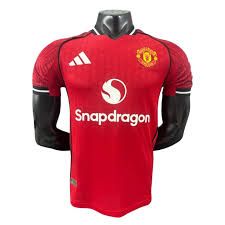 ⚡ Manchester United Red Home Fan Edition Jersey – Custom Printed Men’s Football Shirt, Personalized Name & Number, Breathable Stylish Sportswear, Multisize Options for Fans & Teams – Make Sure to Drop