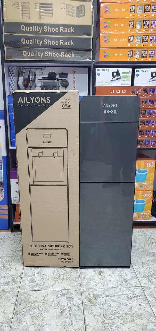 💧 Ailyons Hot & Normal Bottom Load Water Dispenser — Sleek Design, Easy Bottle Loading, Energy Efficient (AFK-2088-4)