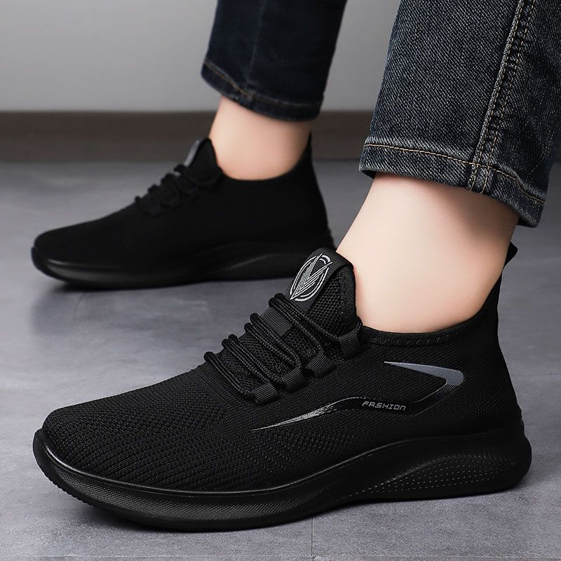 Men's casual sports shoes boys shoes breathable soft soled shoes women's running shoes students fashion teenager non-slip athletic shoes casual gray shoes