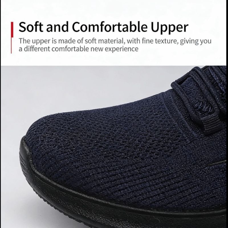 New Arrival Breathable Sports shoes Comfortable Men's Hiking Shoes Soft Running Shoes Outdoor Casual Shoes Blue