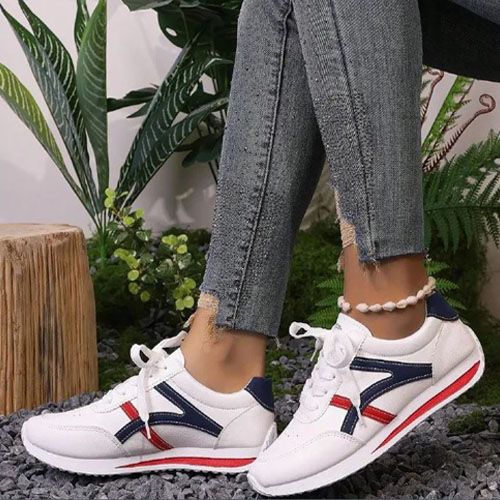 Large Size New Sports Shoes Women 's Small White Shoes Fashion Comfort Sneakers Lightweight Casual Running Shoes Light and Breathable Women Shoes Trendy Shoes Tennis Shoe Ladies Shoes