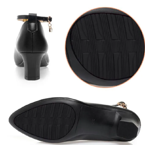 New Arrivals Women’s Mid Heel Shoes Soft PU Leather Ladies Shoes Size 38 - 41 Ladies Office African Fashion Female Girlfriend Gift Mom Wife Casual Girl’s High Heels Hot