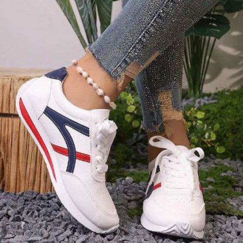 Large Size New Sports Shoes Women 's Small White Shoes Fashion Comfort Sneakers Lightweight Casual Running Shoes Light and Breathable Women Shoes Trendy Shoes Tennis Shoe Ladies Shoes