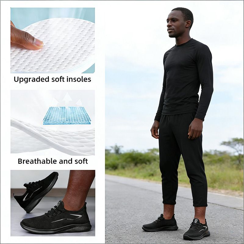 Men's casual sports shoes boys shoes breathable soft soled shoes women's running shoes students fashion teenager non-slip athletic shoes casual gray shoes