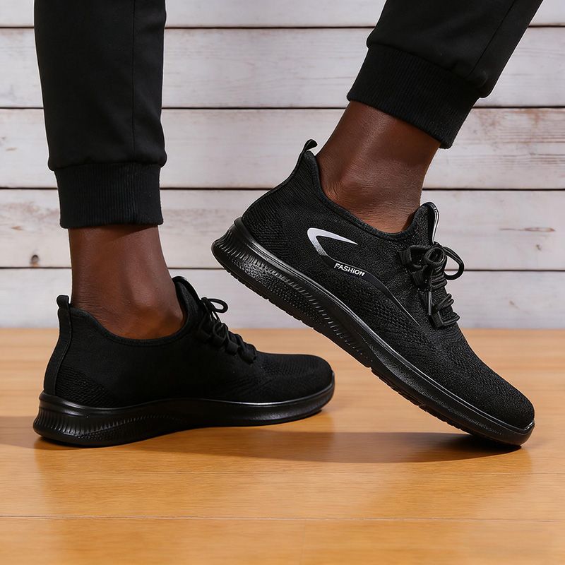 Men's casual sports shoes boys shoes breathable soft soled shoes women's running shoes students fashion teenager non-slip athletic shoes casual gray shoes