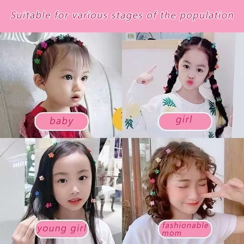 40pcs/set candy colored mini clip for women, Korean style hair clip, dopamine hair clip for girls, hair accessories in various styles, anti slip strong clip, plastic hair clip, small size claw clip
