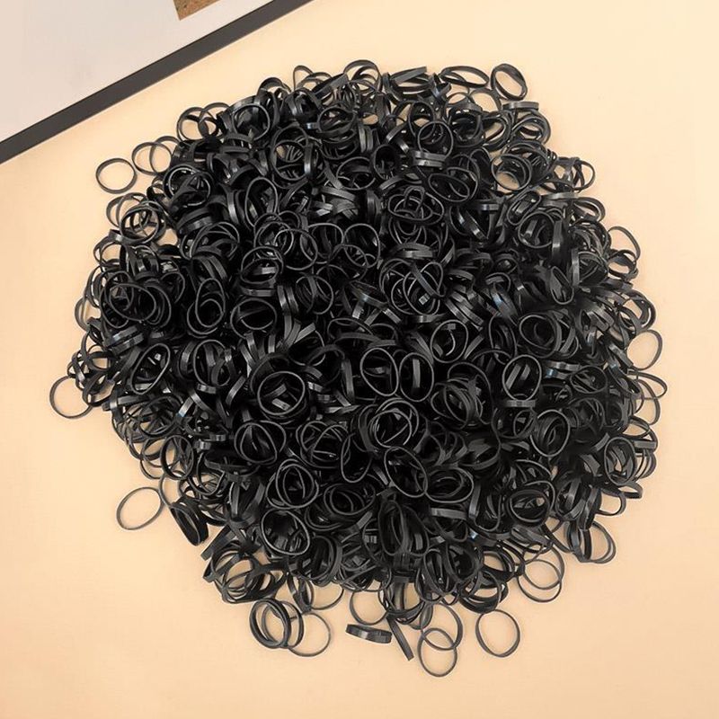 1000 pieces/pack of colorful elastic hair bands, ponytails, children's rubber bands, hair accessories, rubber hair bands, undamaged braids, hair rings, baby, toddler, adolescent hair accessories