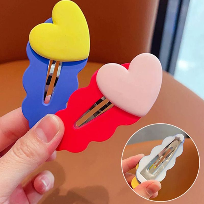 20PCS/Set Children's Cute Candy Color Hair Clip Children's Hair Accessories Small Hair Clip Girls' Hair Accessories Animal Hair Clip Set Anti slip Metal Button Suitable for Girls and Children